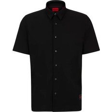 Hugo Boss Skjorter Hugo Boss Ebor Short Sleeve Shirt - Black