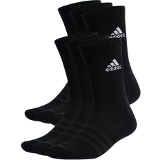 Adidas Dame Undertøj adidas Sportswear Cushioned Crew Socks 6-pack - Black