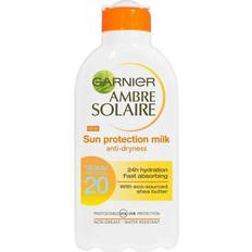 Garnier Udglattende Solcremer & Selvbrunere Garnier Ambre Solaire Sun Protection Milk SPF20 200ml