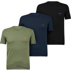 Hugo Boss Grøn - Slim Tøj Hugo Boss Classic T-shirt 3 pack - Navy/Green/Black