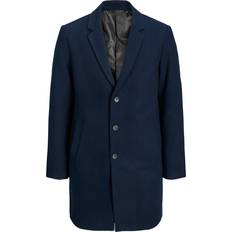 Jack & Jones Knapper Overtøj Jack & Jones Morrison Coat - Blue/Navy Blazer