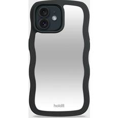 Holdit Apple iPhone 12 Pro Mobilcovers Holdit Wavy Case Black/Mirror iPhone 12