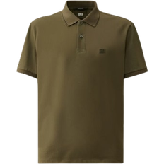 Ventilerende Polotrøjer CP COMPANY Stretch Piquet Regular Striped Collar Polo Shirt - Ivy Green
