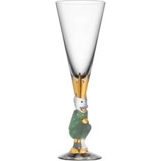 Orrefors Mundblæste Champagneglas Orrefors Nobel The Sparkling Devil Green Champagneglas 19cl