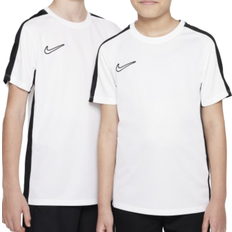 Nike 152 Overdele Nike Kid's Dri-FIT Academy23 Soccer Top - White/Black/Black (DX5482-100)