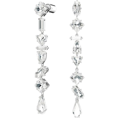 Swarovski Mesmera Drop Earrings - Silver/Transparent