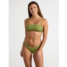 Dame - Genanvendt materiale - Grøn Bikinier Lindex Naomi Grøn brasiliansk bikiniunderdel krølstof