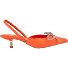 35 - Dame - Orange Højhælede sko Shein Spring/summer New High-heeled Pointed Shoes For Women