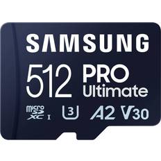 Samsung 512 GB - microSDXC Hukommelseskort Samsung Pro Ultimate microSDXC UHS-I U3 V30 A2 512GB