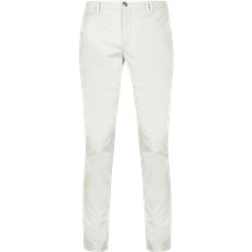 Chinos - Herre - Hør Bukser Alberto Chino Trousers Premium Cotton - Off-White/White
