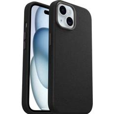 OtterBox Apple iPhone 13 Mobilcovers OtterBox Symmetry Cactus Leather mit MagSafe iPhone 15, iPhone 14, iPhone 13 Smartphone Hülle, Schwarz