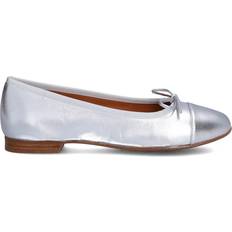 38 - Dame - Sølv Lave sko Billi Bi A6021 Ballerinasko, Silver Nappa