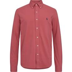 Polo Ralph Lauren Rød Tøj Polo Ralph Lauren Vasket rød skjorte med logoikon piqué