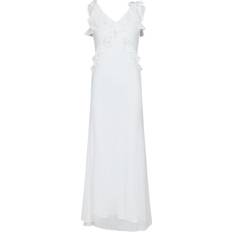 38 - Chiffon Kjoler Neo Noir Dara Dress - White