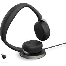 Jabra Aktiv støjreduktion - On-Ear - Trådløse Høretelefoner Jabra Evolve2 65 Flex - USB C MS Stereo (Wireless Charging)