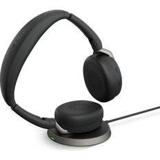 Jabra Aktiv støjreduktion - On-Ear - Trådløse Høretelefoner Jabra Evolve2 65 Flex - USB-A MS Stereo (Wireless Charging)