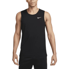 Nike Herre - M Toppe Nike Men's Dri-FIT Hyverse Sleeveless Fitness Tank Top - Black/White