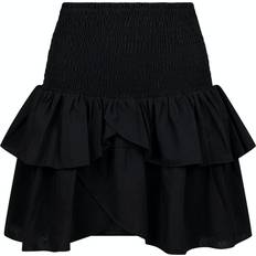 Dame - Striktrøjer - XS Tøj Neo Noir Carin R Skirt - Black