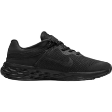 Nike Velcro Sportssko Nike Revolution 6 FlyEase GSV - Black/Dark Smoke Grey/Black