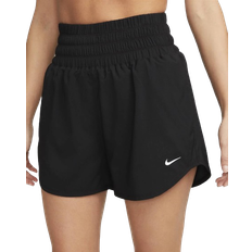 Genanvendt materiale - XXS Shorts Nike Women's One Dri-FIT Ultra High Waisted 3" Brief Lined Shorts - Black