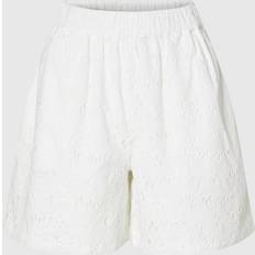 Selected 40 Shorts Selected Broderie Anglaise Shorts hvid