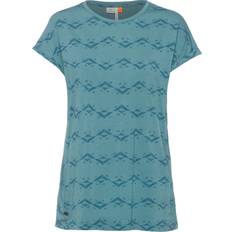 Grøn - S - Skjortekrave T-shirts Ragwear Shirts 'DIONA' blå cyanblå blå cyanblå