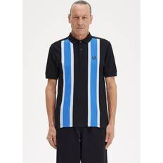 Fred Perry Mesh Overdele Fred Perry Mesh Relax Polo Shirt, Black/Blue