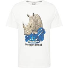 Blend T-shirts Blend Herre T-shirt White Rhino