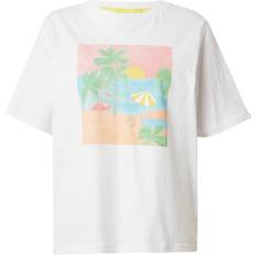 Nümph Orange T-shirts & Toppe Nümph NUHOLLI T-SHIRT Bright White