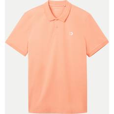 Herre - Transparent Skjorter Tom Tailor Short Sleeve Polo Shirt Coral