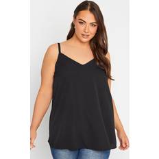Yours Dame T-shirts & Toppe Yours Sort cami-top-Black