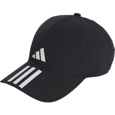 Adidas Herre - Polyester Kasketter adidas 3-stripes Aeroready Baseball Cap - Black/White