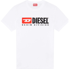 Diesel Bomuld Overdele Diesel T Diegor Div Logo T-shirt - White