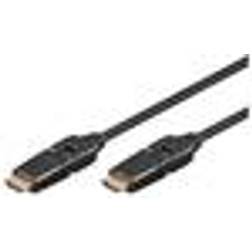 MicroConnect HDMI - HDMI High Speed with Ethernet (swivel) 5m
