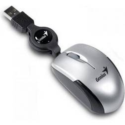 Genius Micro Traveler Optical Notebook Mouse Silver