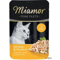 Miamor Fine Fileter i Gelé - Tun & blæksprutte 0.6kg