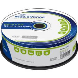 MediaRange DVD-R 4.7GB 16x Spindle 25-Pack