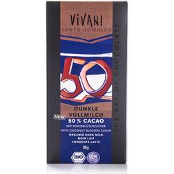 Vivani Panama Mørk Mælk 50% Kakao 80g