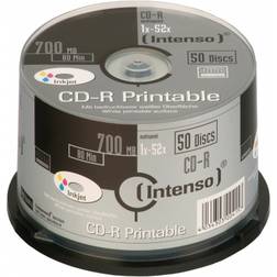 Intenso CD-R 700MB 52x Spindle 50-Pack Inkjet
