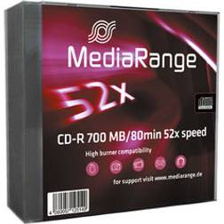 MediaRange CD-R 700MB 52x Slimcase 10-Pack