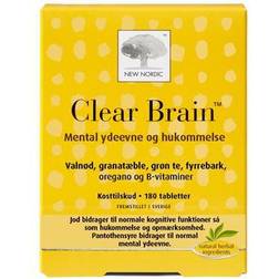 New Nordic Clear Brain 180 stk