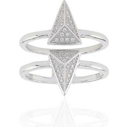 Sif Jakobs Pecetto Ring - Silver/White