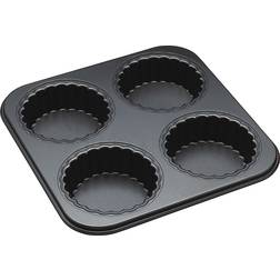 KitchenCraft Loose Base Fluted Muffinplade 26x26 cm