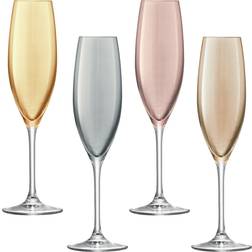 LSA International Polka Champagneglas 4stk