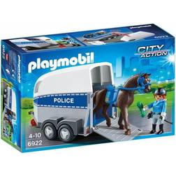 Playmobil Ridende Politi Med Trailer 6922