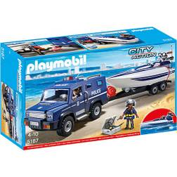 Playmobil Polizei Action mit Truck und Speedb 5187