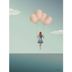 Vissevasse Balloon Dream Plakat 50x70cm