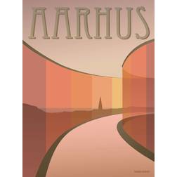 Vissevasse Aarhus Aros Plakat 15x21cm