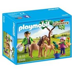 Playmobil Dyrlæge Med Ponyer 6949