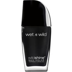 Wet N Wild Shine Nail Color Black Creme
